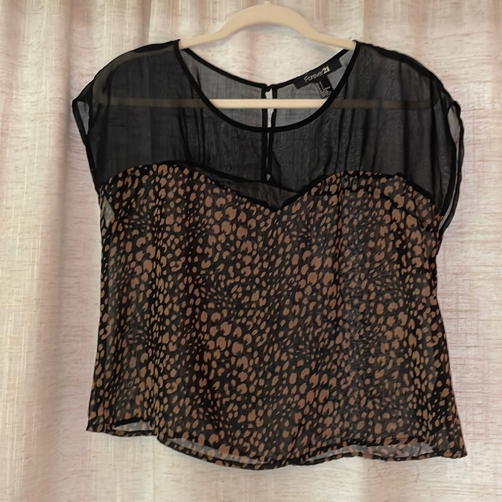 FOREVER 21 Leopard Print Top 🐆